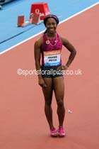 Shelly-Ann Fraser-Price 100 metres  at the Glasgow Diamond League. Photo: David T. Hewitson/Sports for All Pics